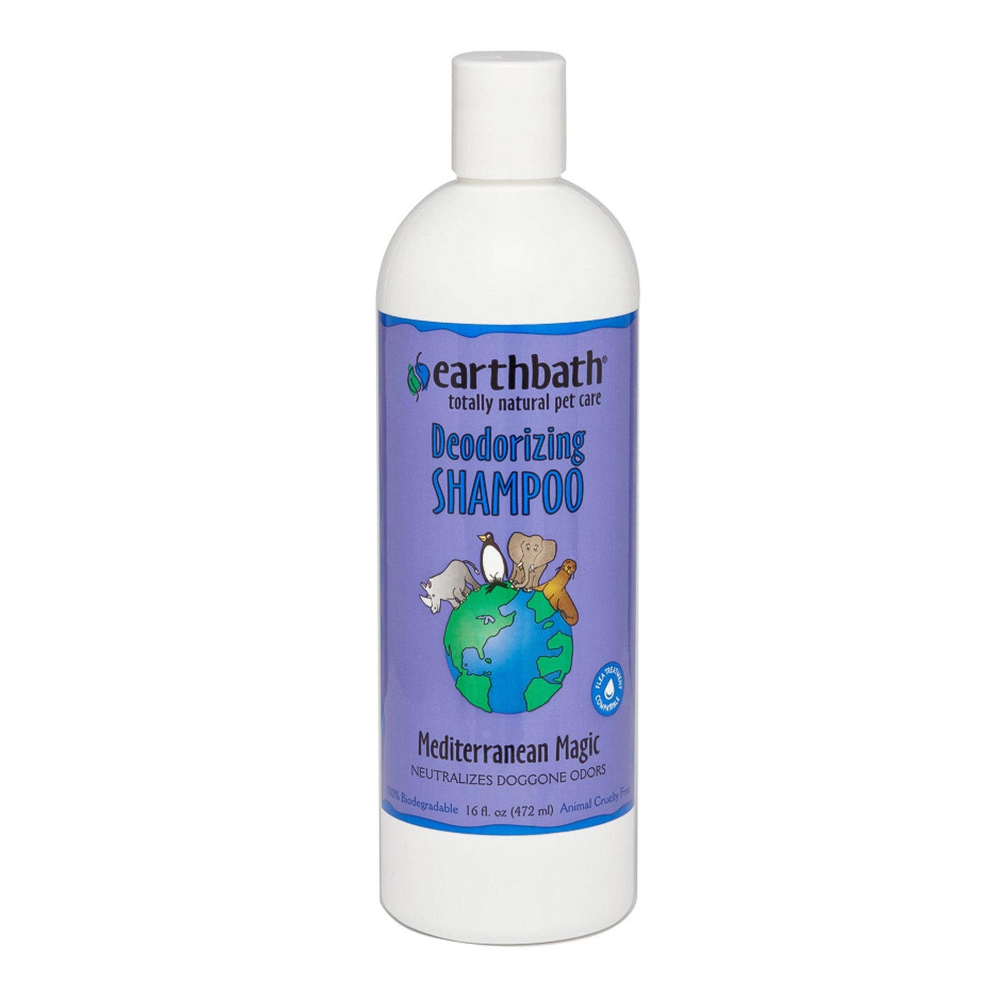 Earthbath Deodorizing Shampoo, Mediterranean Magic, 16 oz