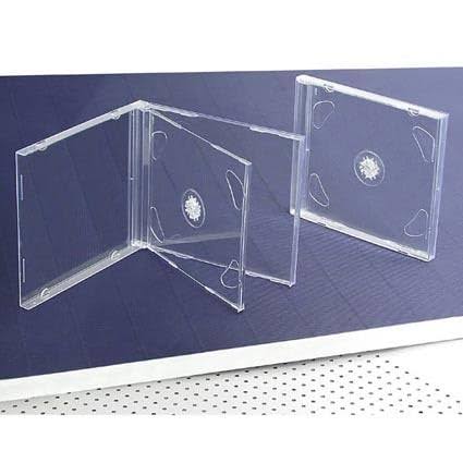 10 Standard Clear Double Cd Jewel Case