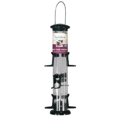 Audubon Plastic Tube Seed Feeder