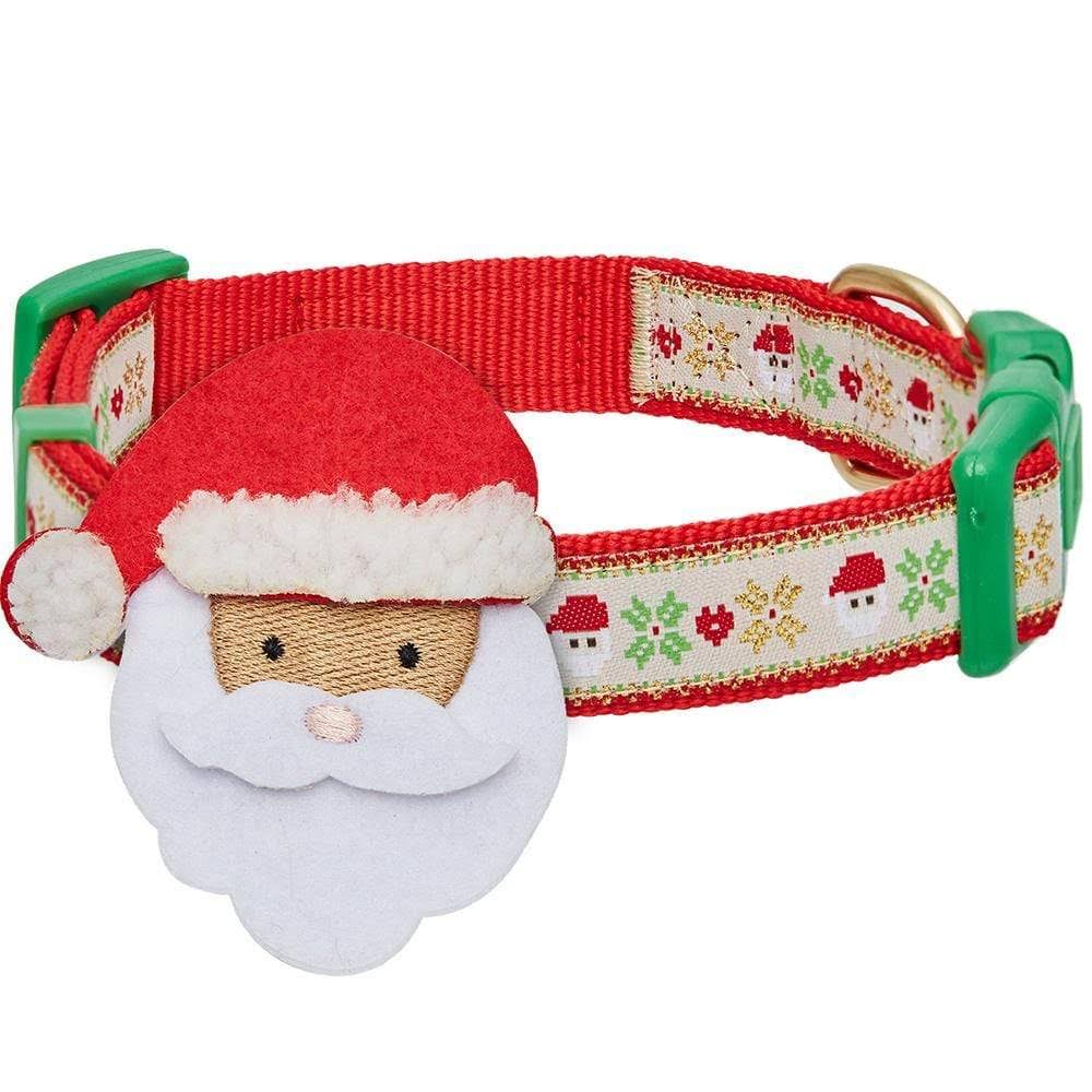 Blueberry Pet Christmas Holiday Adjustable Dog Collar, Reindeer, Small