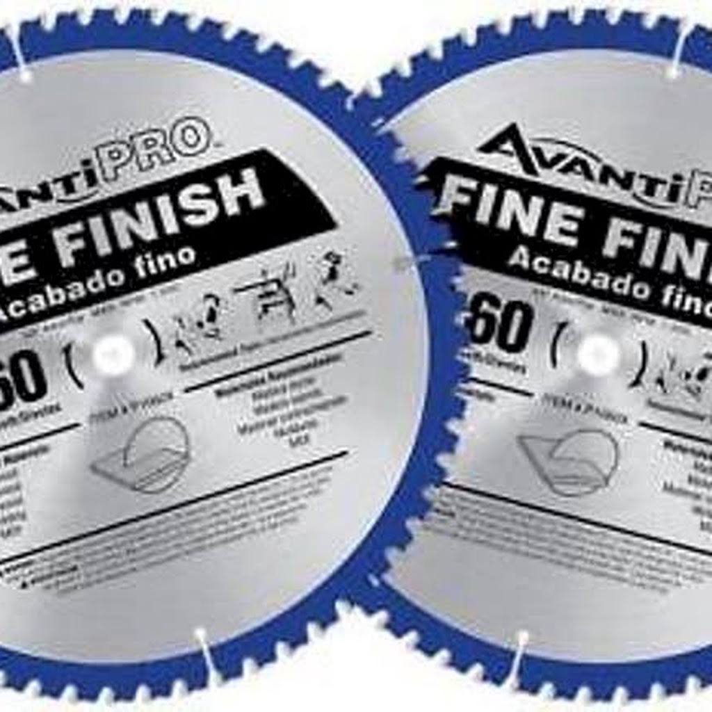 New 2-Pack Avanti Pro 10 Saw Blade 60-Tooth Carbide Fine Finish Miter - Silver