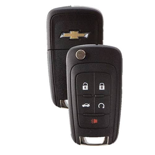 Chevrolet Flip Key Remote 5 Button w Remote Start | Keyless-Remotes