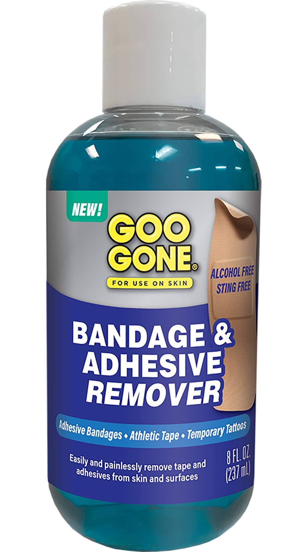 Goo Gone Bandage Adhesive Remover for Skin - 8 Ounce