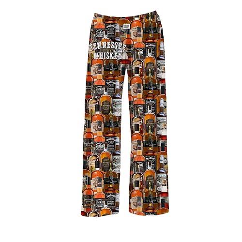 Brief Insanity Lounge Pajamas Pants for Men and Women | Tennessee Whiskey Pajama Pant Bottoms - Soft, Comfy Loungewear Pants