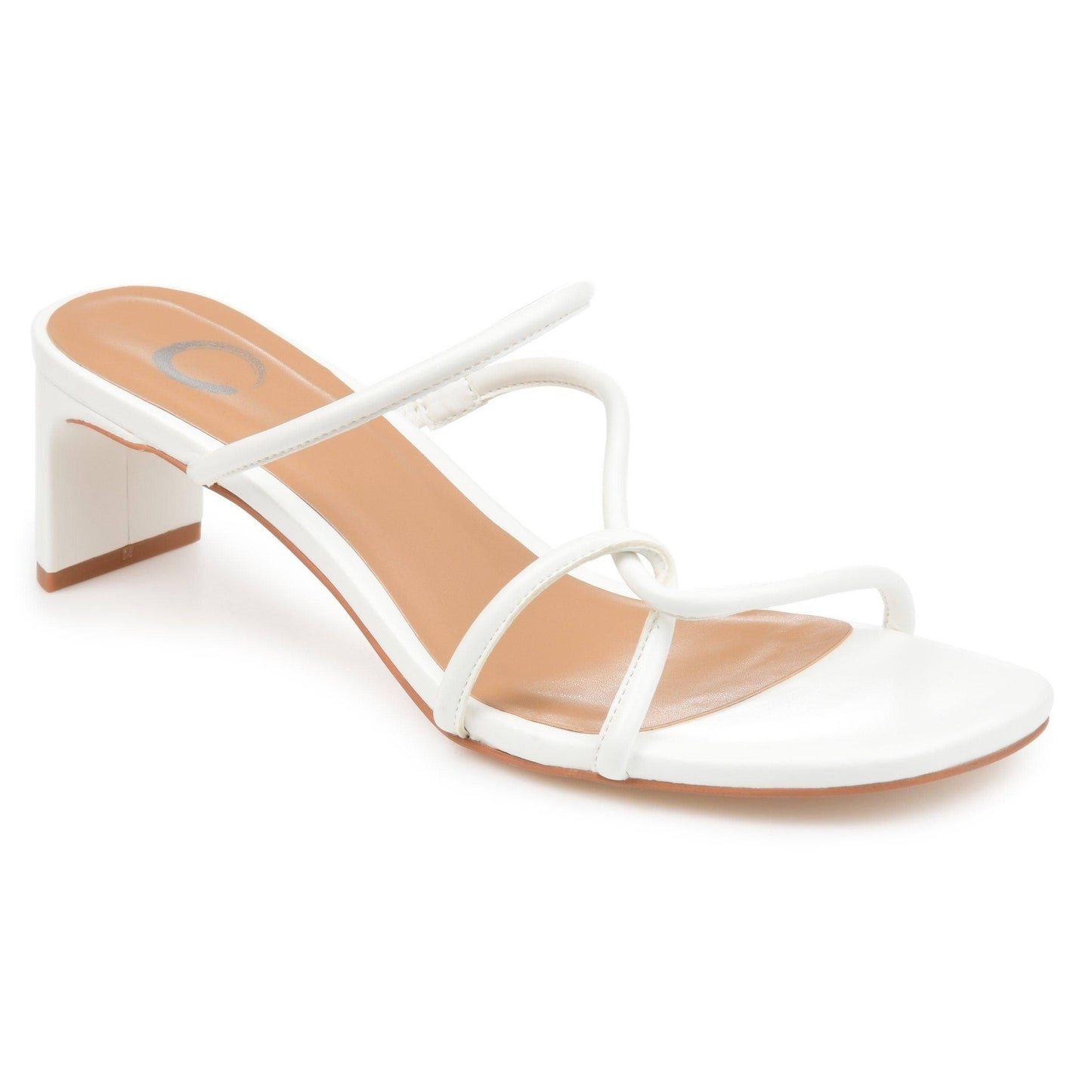 Journee Collection Womens Rianne Slide White 8