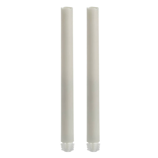 White LED Taper Candles with Timer by Ashland