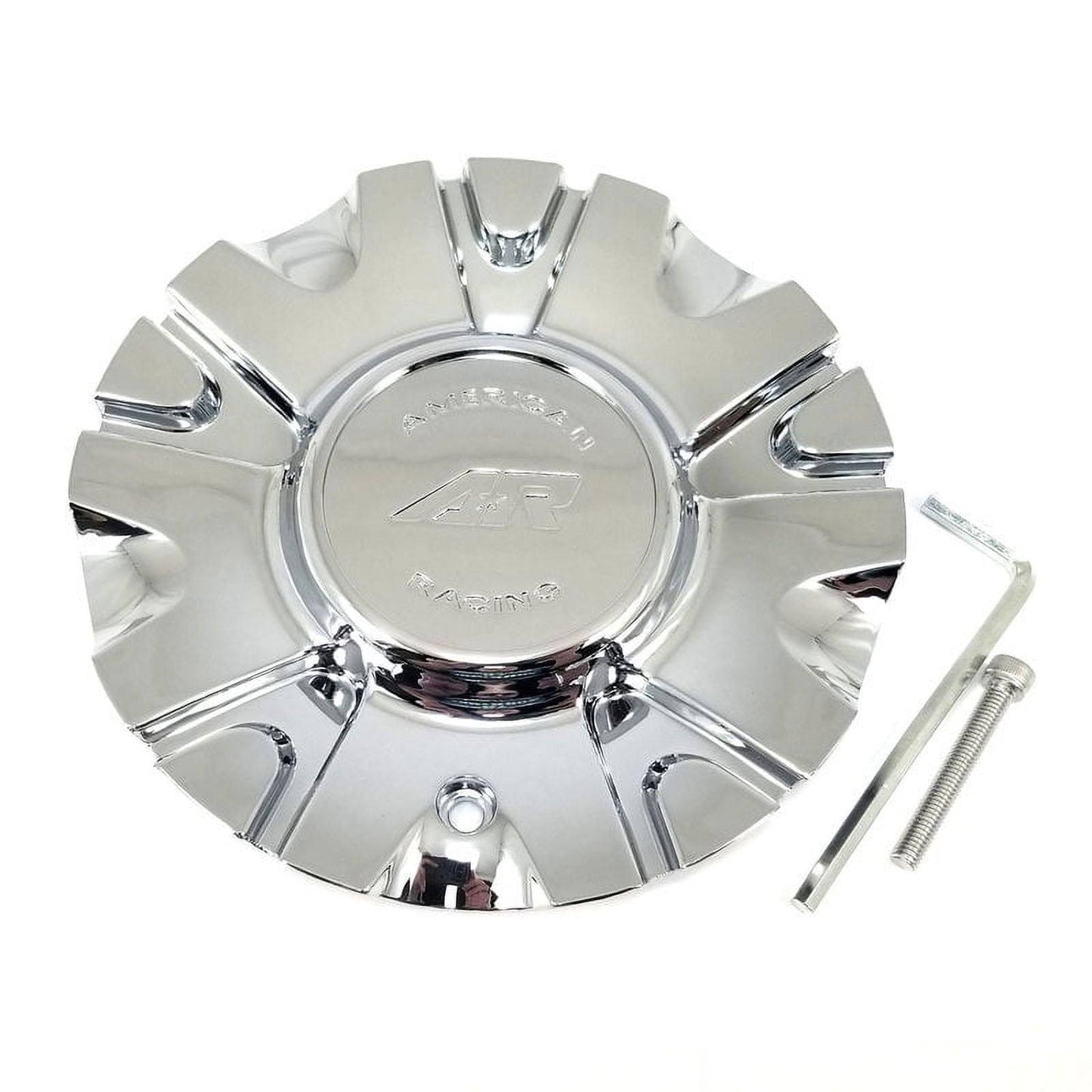 American Racing Chrome 7 OD Wheel Center Hub Cap for AR897