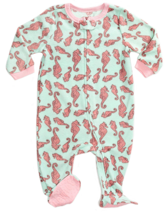 Leveret Footed Fleece Pajamas Cow Black 3 Year