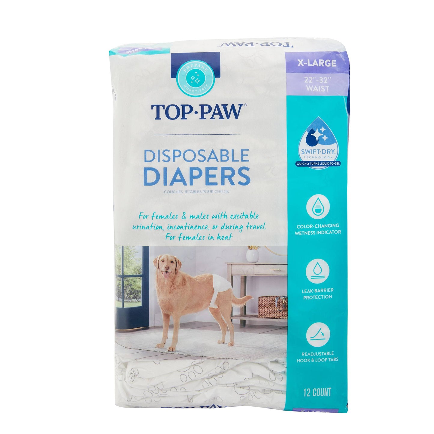 Top Paw Disposable Dog Diapers