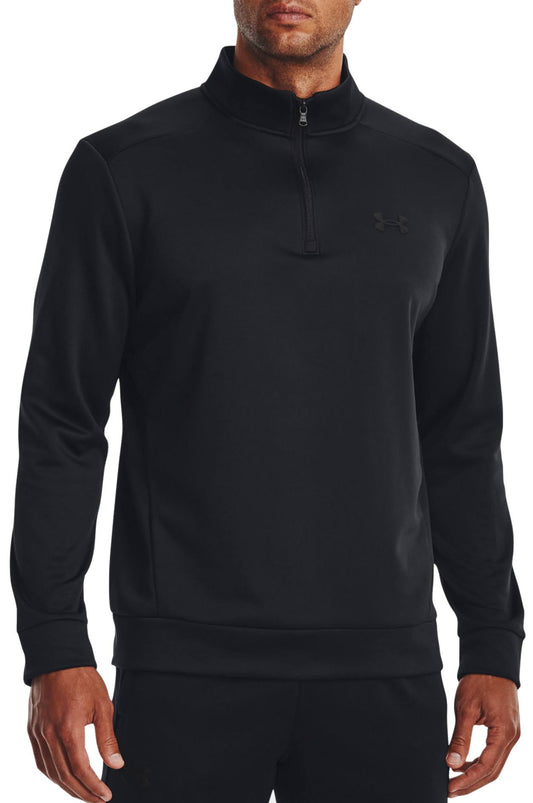 Under Armour Mens Armour Fleece 1/4-Zip, Black