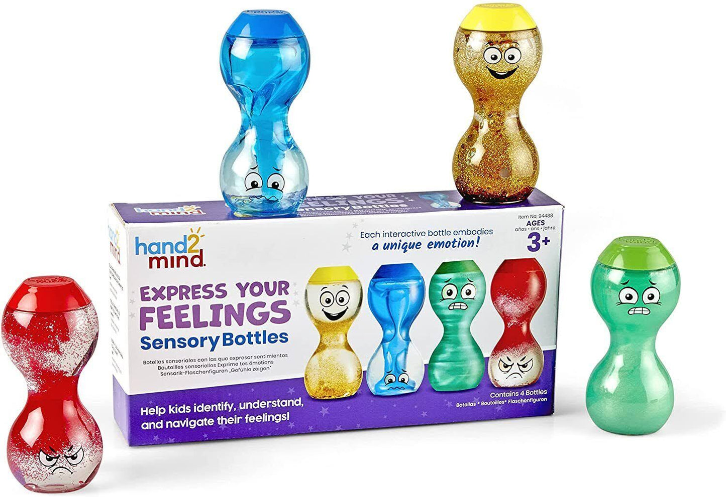 hand2mind Express Your Feelings Sensory Bottles