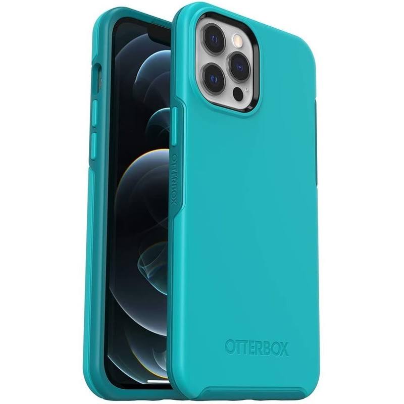 OtterBox Symmetry Series Case for iPhone 12 Pro Max - Rock Candy (Scuba Blue/Lake Blue)