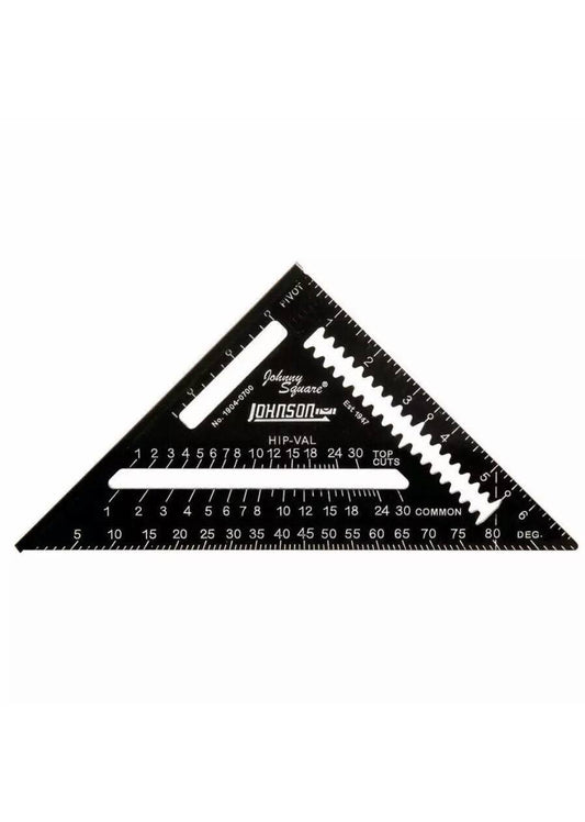 Johnson Level 1904-0700 Rafter Square, Aluminum, 7 in