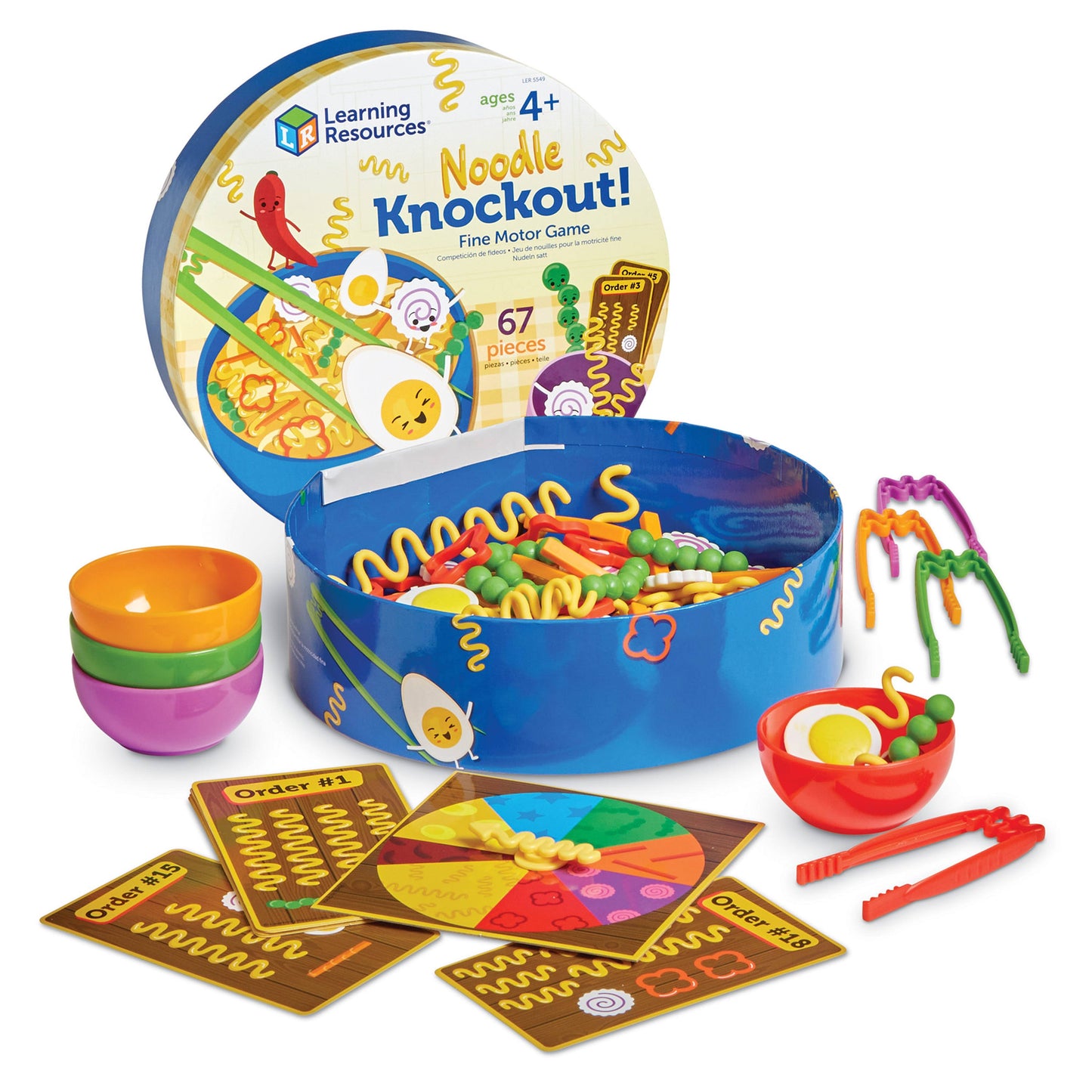 Learning Resources Noodle Knockout Fine Motor Game