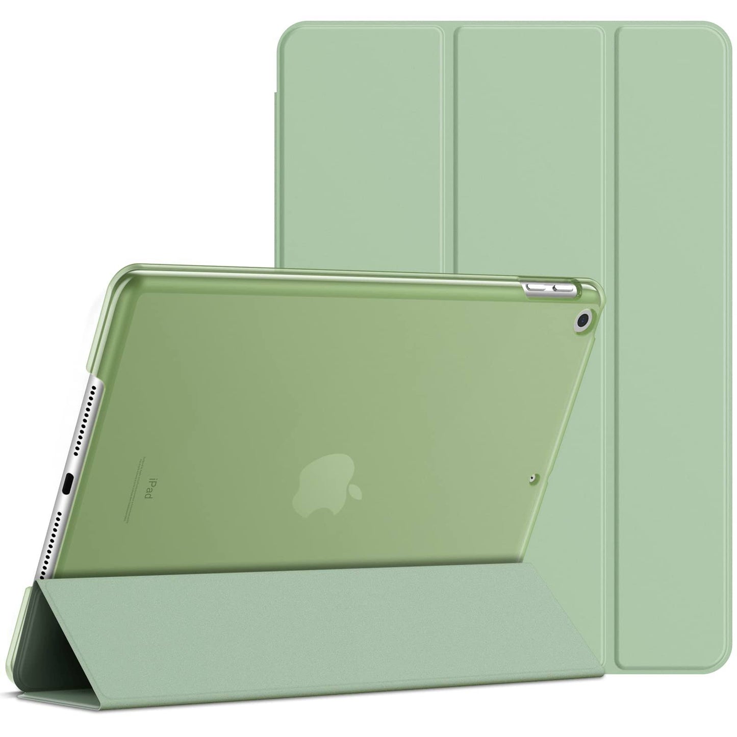 JETech Case for iPad 8/7 (10.2-Inch, 2020/2019 Model, 8th / 7th Generation), Auto Wake/Sleep Cover, Matcha Green, Size: One Size