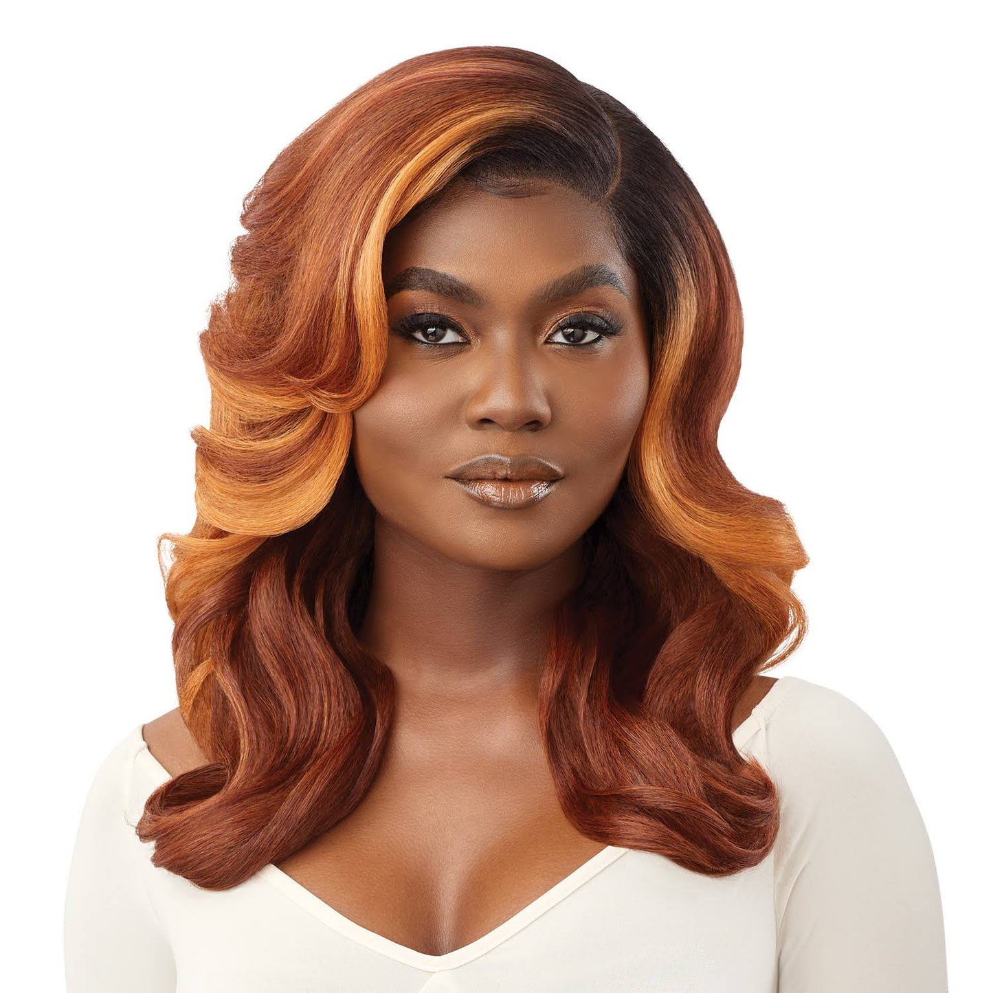 Outre Sleeklay Part HD Lace Front Wig - SHADORA (1B)