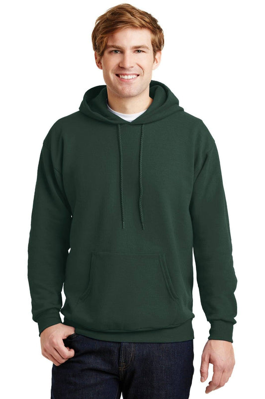 Hanes Ecosmart - Pullover Hooded Sweatshirt P170, Deep Forest / L