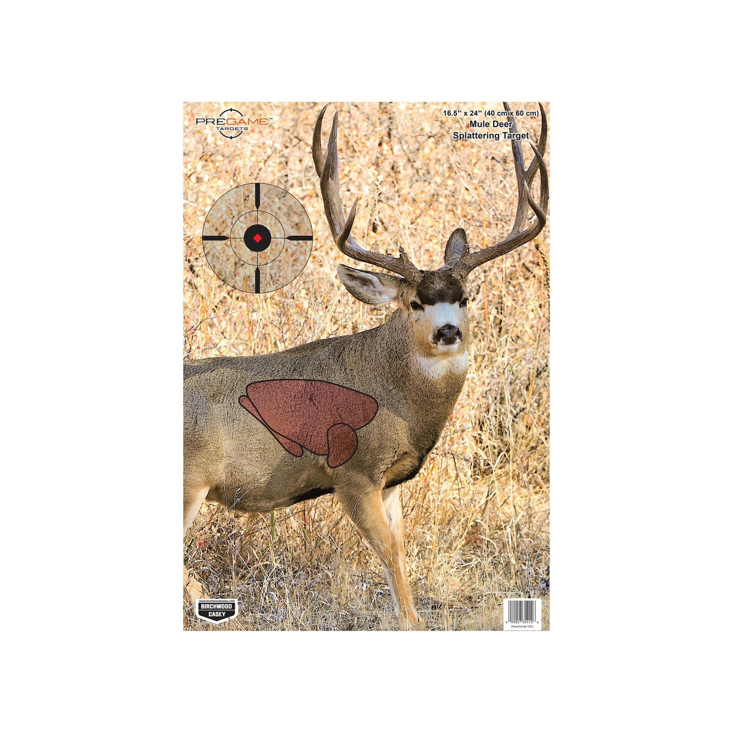 Birchwood Casey Pregame Mule Deer Target - 3 Pack