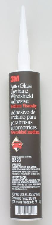 3M Auto Glass Urethane Windshield Adhesive Cartridge - 10.5 fl oz tube