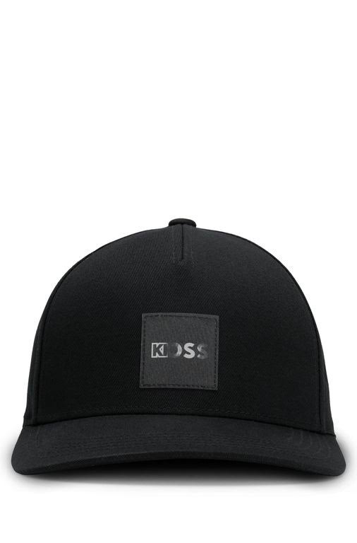 Cotton-twill Cap with Lenticular Logo- Black | Mens Be Your Own Boss