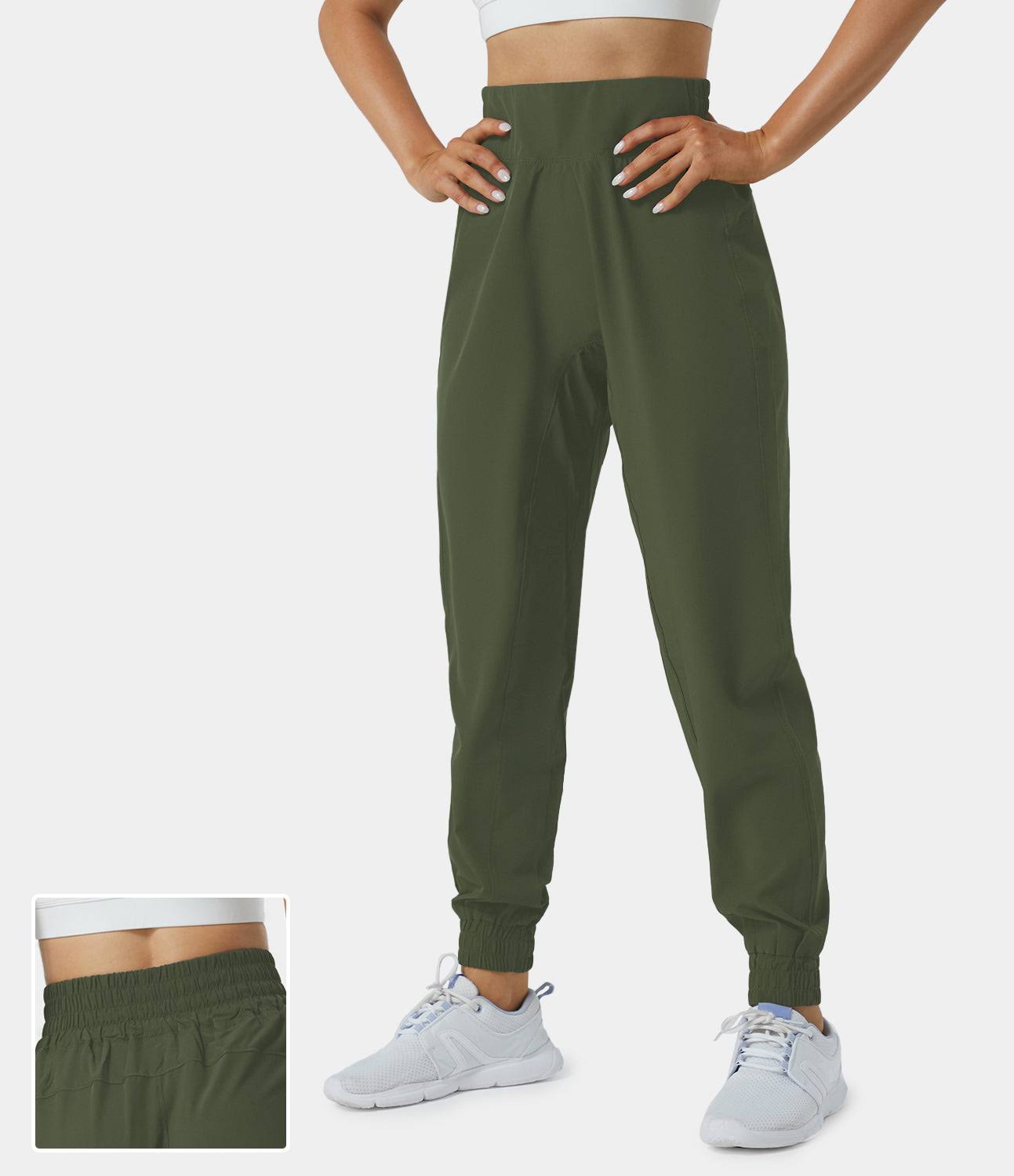 Halara Pants & Jumpsuits Halara High Waisted Elastic Waistband Casual Joggers