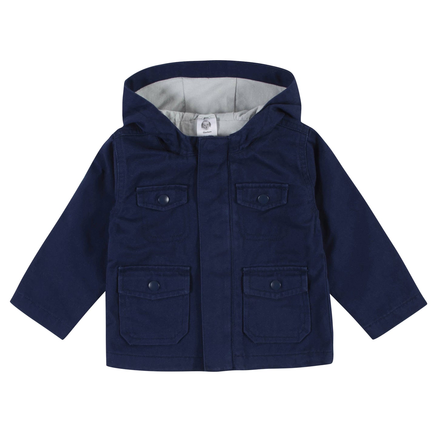 Gerber Baby Hooded Cotton Twill Utility Jacket (Infant Toddler)