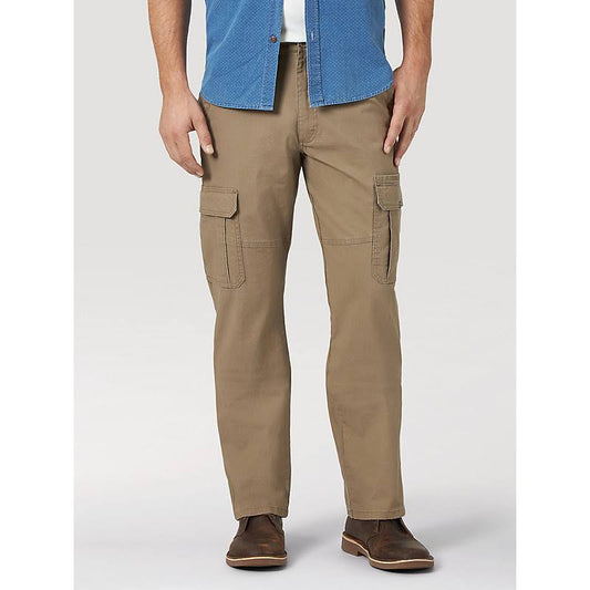 Wrangler Mens Relaxed Fit Stretch Cargo Pants [Size: 36 x 32]