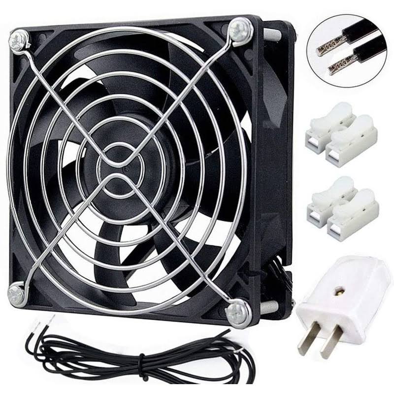 Wathai EC Axial Fan AC 110V 115V 120V 220V 240V Brushless Cooling Fan 80mm x 25mm