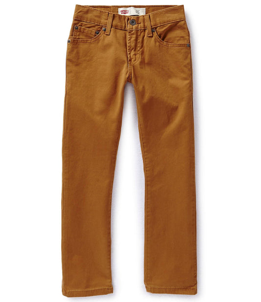 Levis Boys (8-20) 511 Slim Sueded Twill Pant - Harvest Gold, SIZE: 16