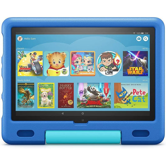 Amazon - Kid-Proof Case for 11th Gen Fire HD 10 Tablet, 2021 Release - Sky Blue