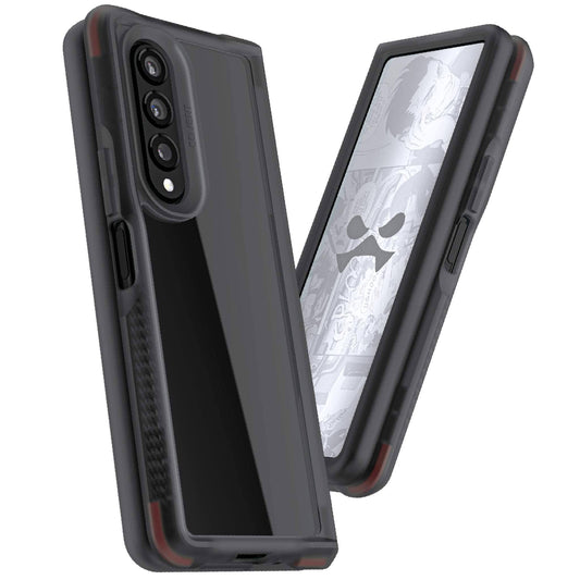 Ghostek Galaxy Z Fold 3 Protective Clear Shockproof Case — Covert Galaxy Z Fold 3 / Cloudy Gray