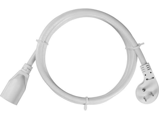 Insignia - 8 Extension Power Cord - White