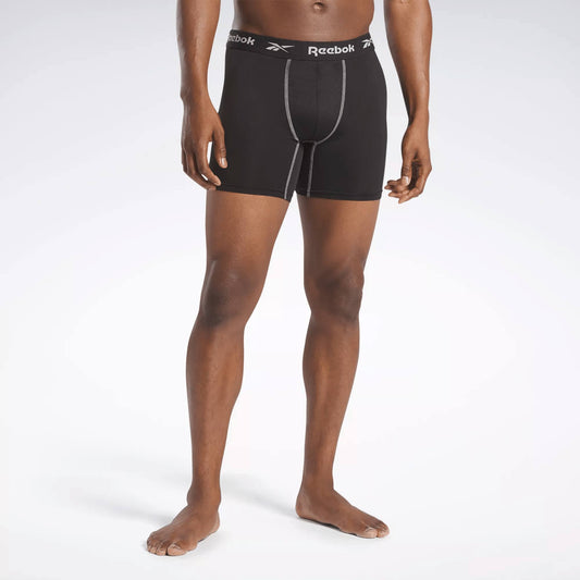 Reebok Mens 4-Pack Performance Boxer Briefs