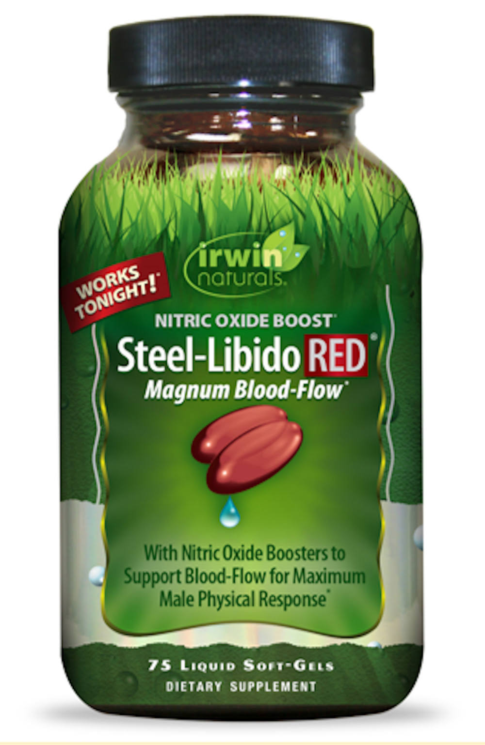 Irwin Naturals Steel-Libido Red Liquid Soft-Gels - 75 count