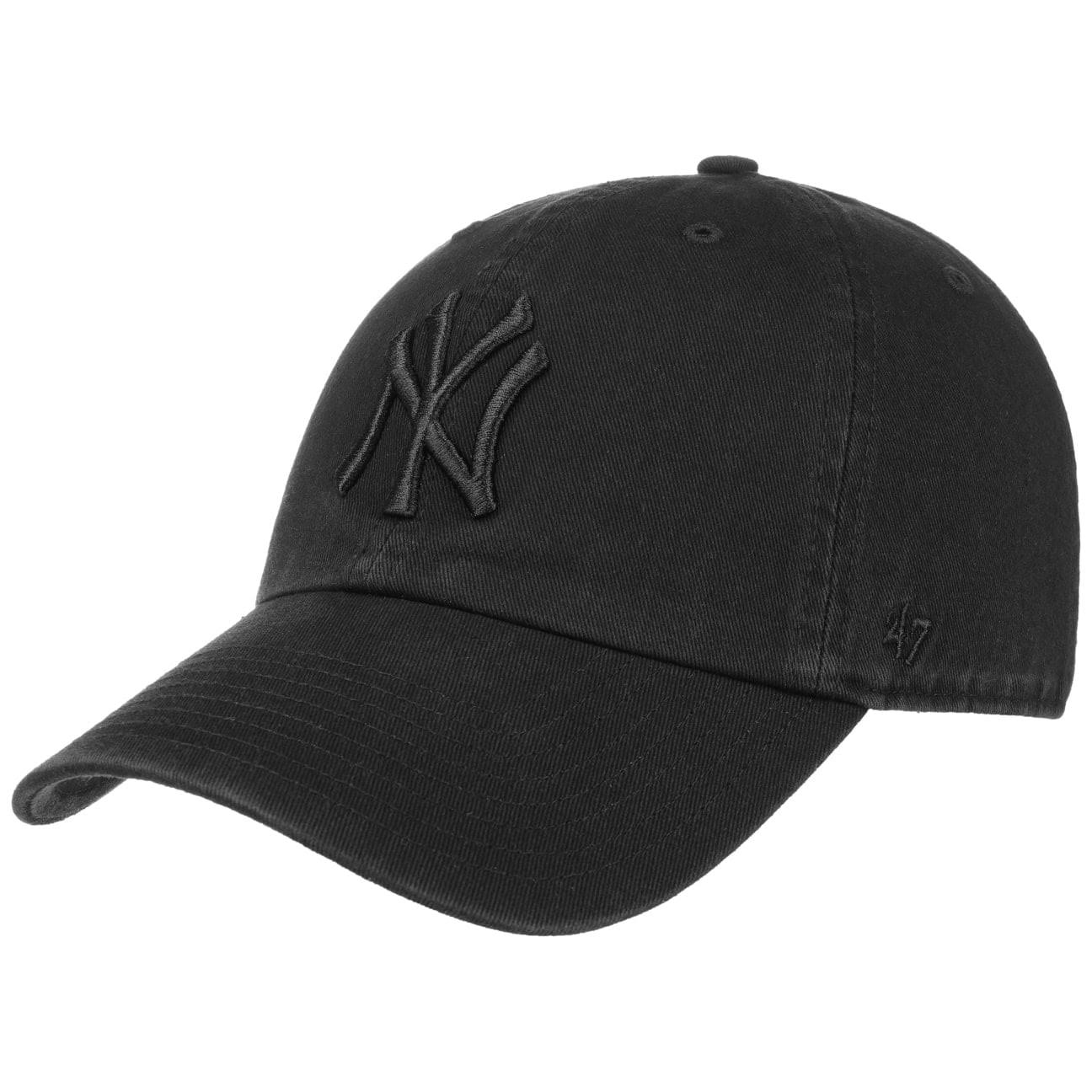 47 Brand New York Yankees Clean Up Adjustable Hat (Black)