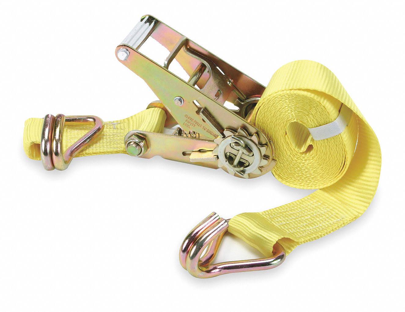 Zoro Select 2VKP8 Tie-Down Strap,Ratchet,15ftx2In,1666lb