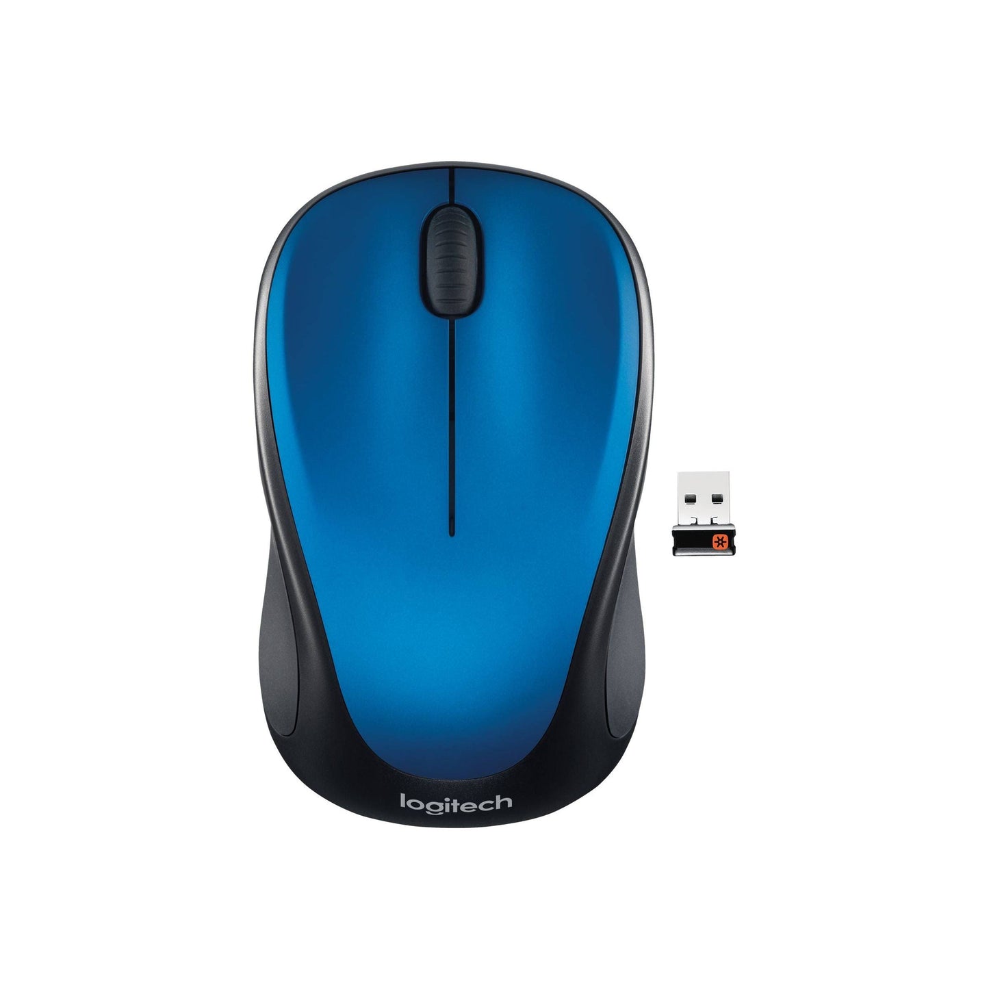 Logitech m317 Wireless Mouse, Blue