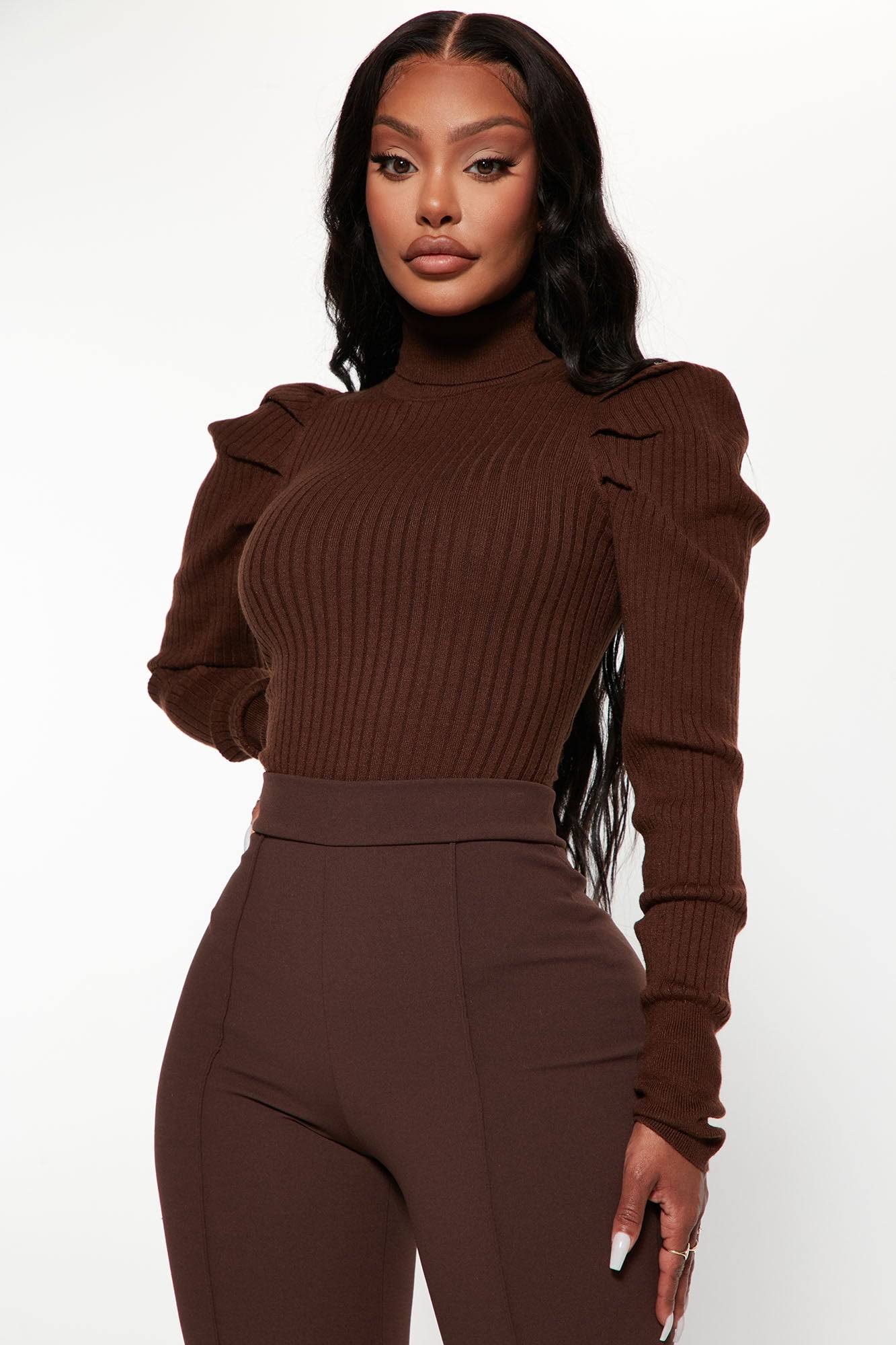 Womens Fashion Nova Get On With It Turtleneck Sweater