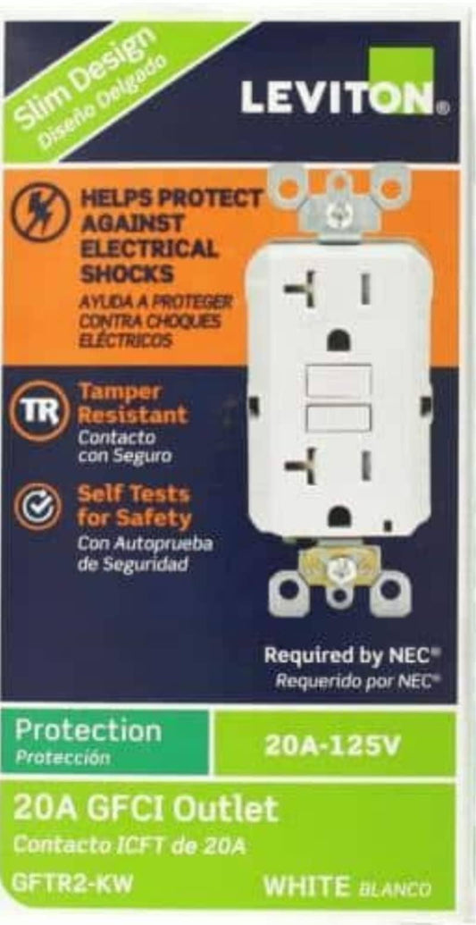 Leviton 20-Amp GFCI Outlet