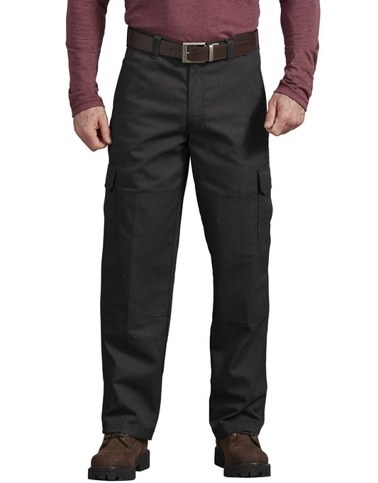 Dickies wp849 Flex Active Waist Regular Fit Cargo Work Pants - Black, 36