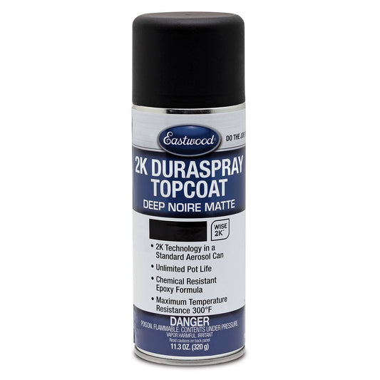 Eastwood 2K DuraSpray Topcoat Deep Noire Gloss Paint