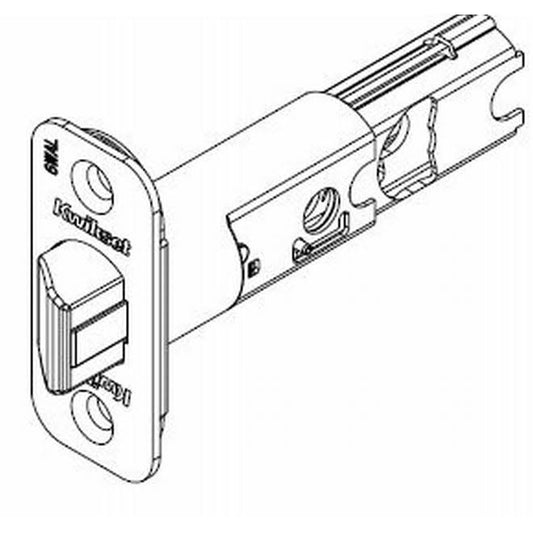 Kwikset 82247 RCAL Adjustable Backset Entry Deadlatch, Bronze