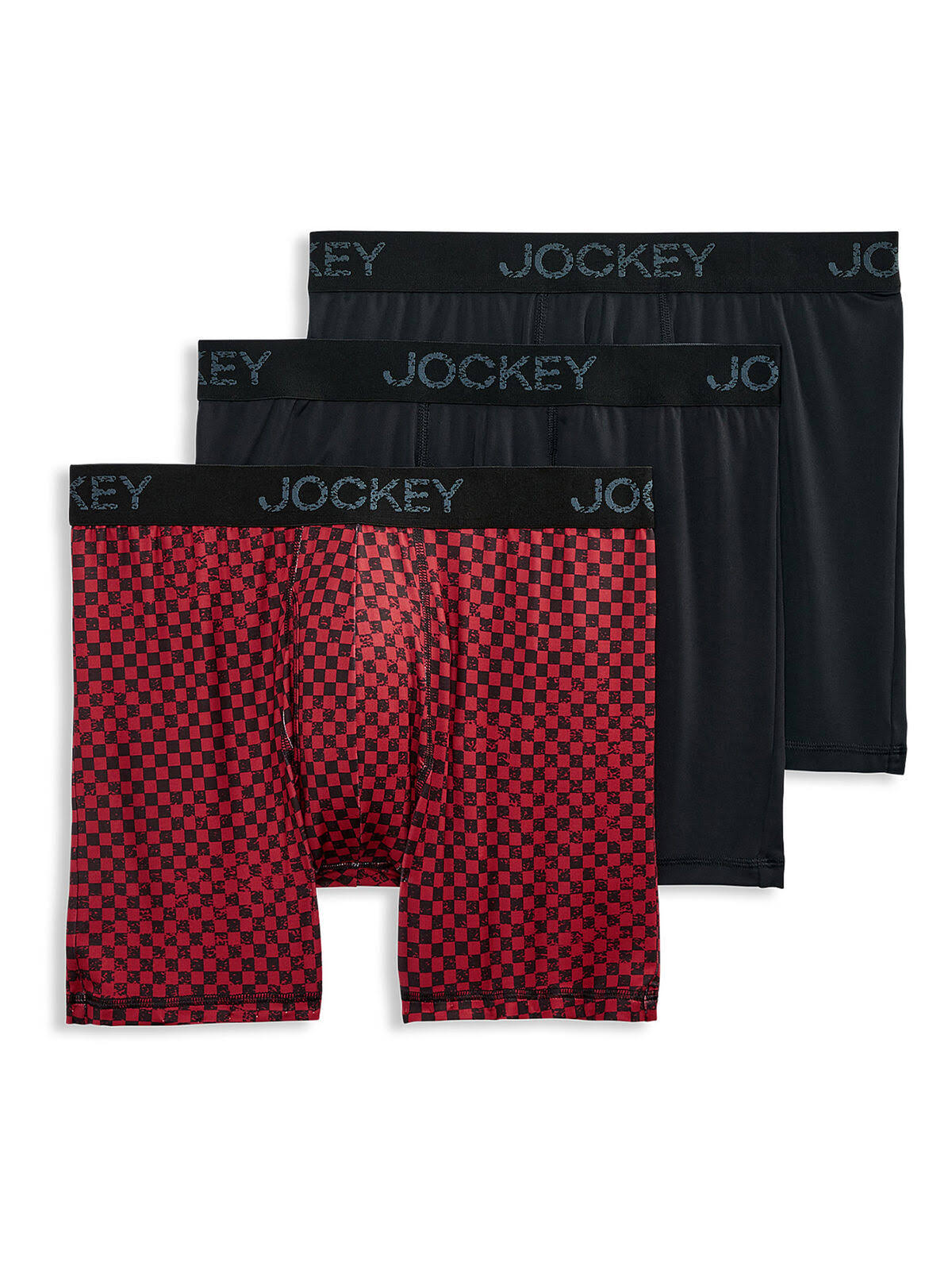 Jockey Essentials Flex Microfiber Boxer Brief - 3 ct