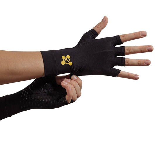 CopperJoint Copper Infused Fingerless Compression Gloves