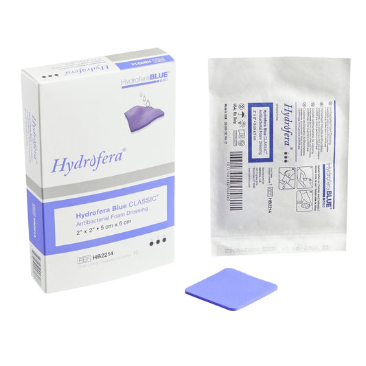 Hydrofera Standard Blue Foam Dressing Without Border