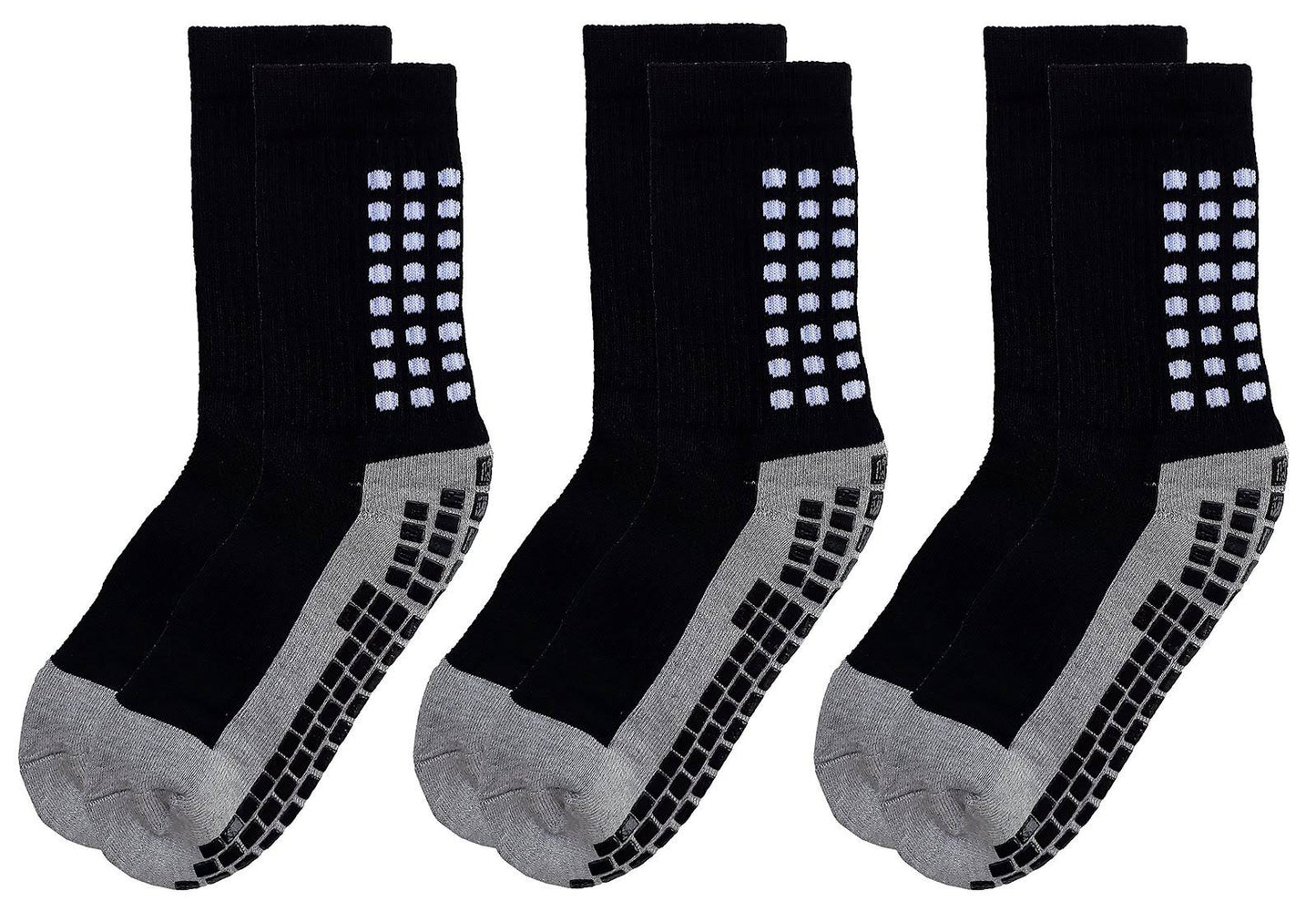 Deluxe Anti Slip Non Skid Slipper Hospital Socks with Grips for Adults Men Women