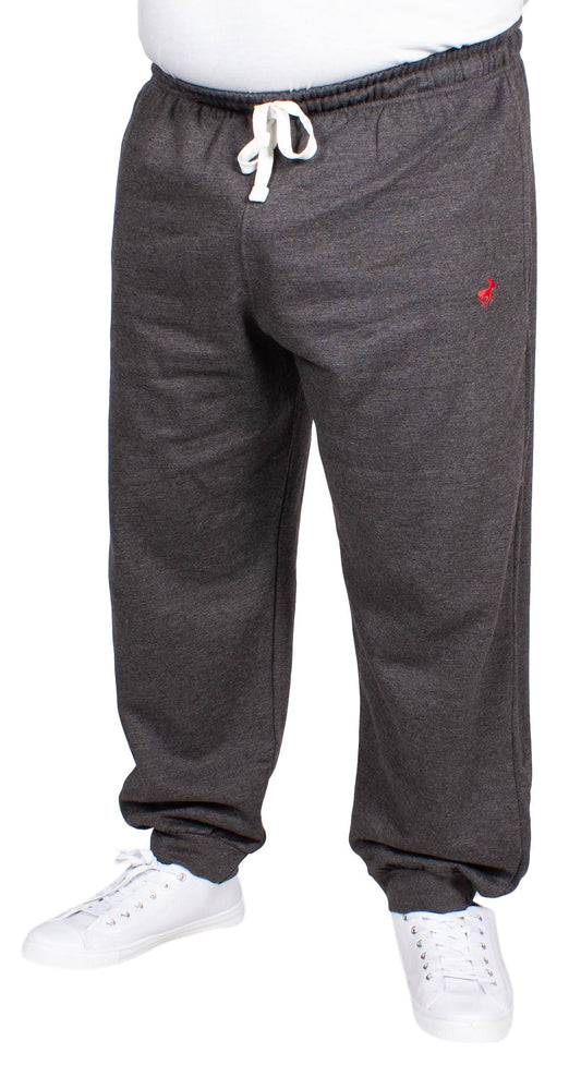 5XL-29 Bigdude Mens Signature Joggers Grey by Big Dude Clothing