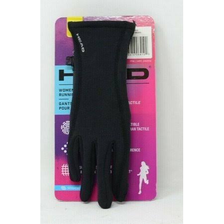 Head Womens Touchscreen Running Glove in Black, Size S, Size: Small