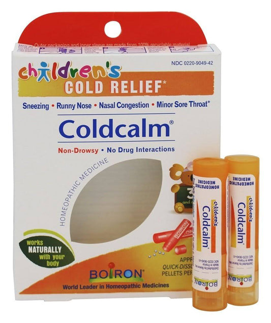 Boiron Childrens Coldcalm, Quick-Dissolving Pellets - 2 tubes