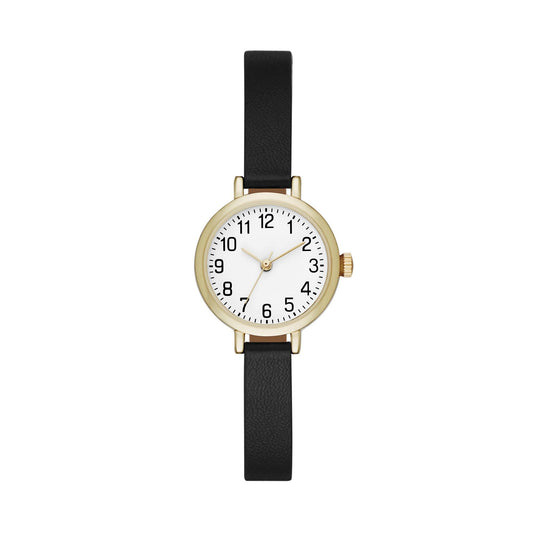 Womens Strap Watch - A New Day Gold/Black